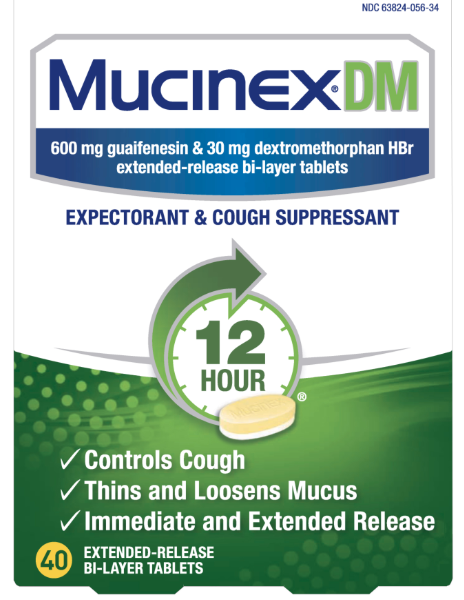 MUCINEX®  DM - Extended Release Bi-Layer Tablets